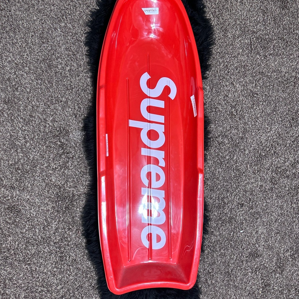 Supreme Bold Red Snow Sled